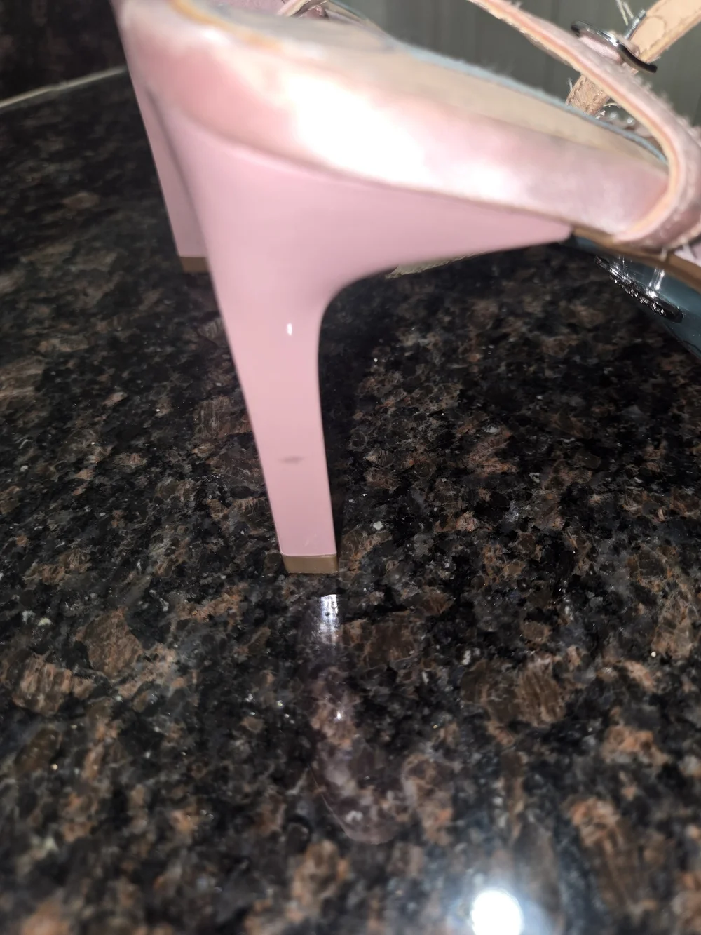 Betsey Johnson Pink Floral Pearl-Embellished Ankle-Strap Heels - Picture 7 of 7